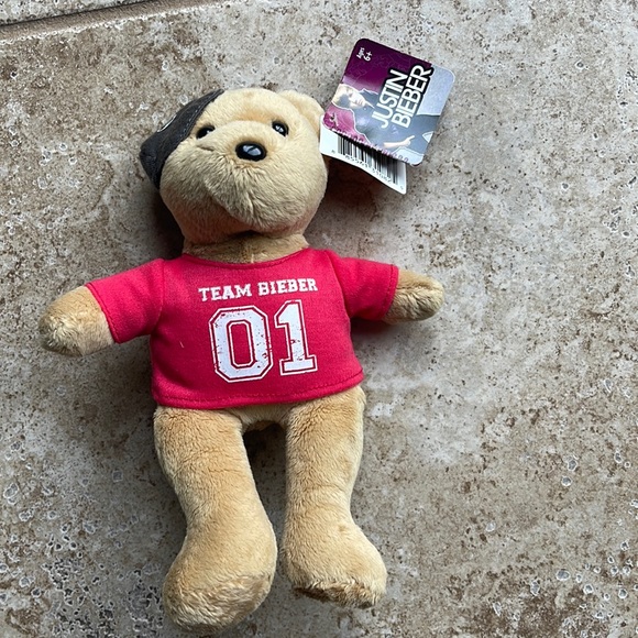 Justin Bieber Accessories - JUSTIN BIEBER bear BNWT